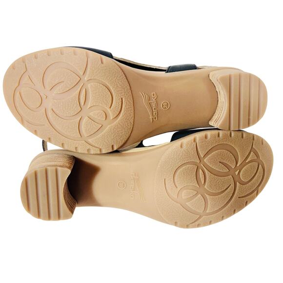 Dansko Tessie Napa Multi-Strap Sandal Black Women 8.5 EU 39 New with Box - Picture 5 of 10